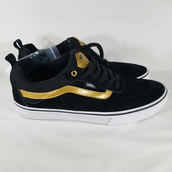 Vans Other - Vans Kyle Walker Pro Black & Metallic Gold Skate